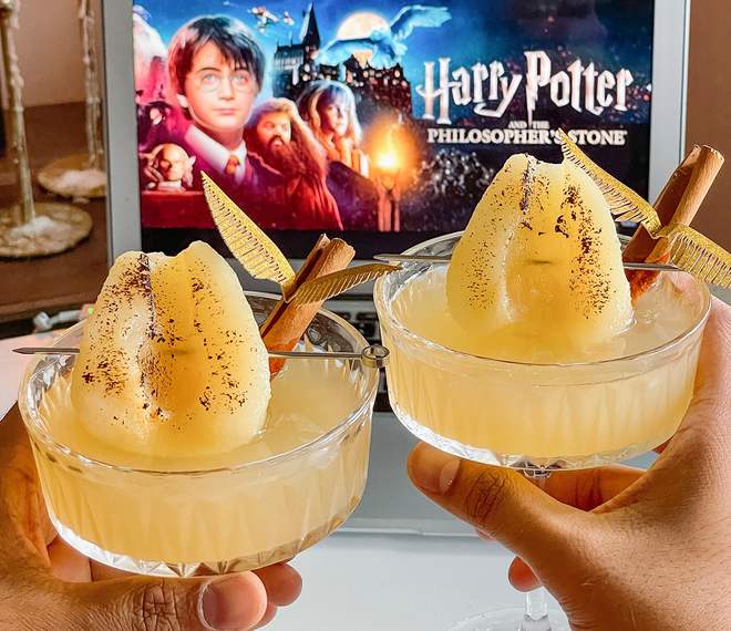 “The Golden Stitch Mocktail” - inspired by Harry Potter
