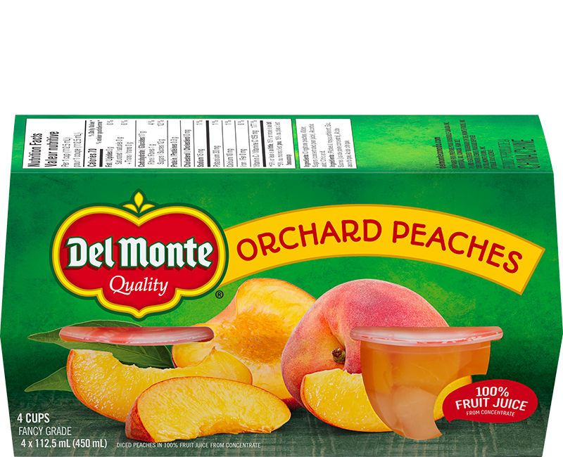 Orchard Peaches in 100% fruit juice from concentrate
