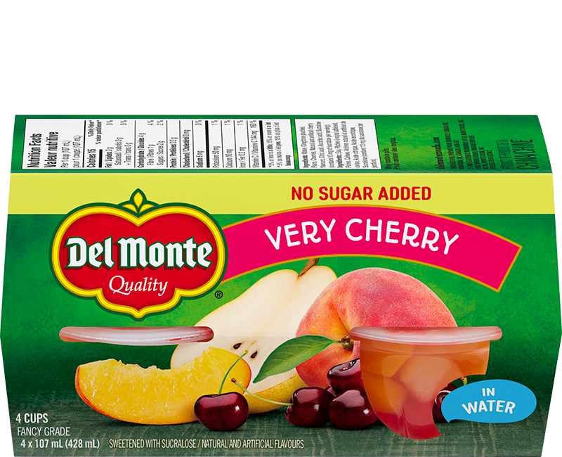 Very Cherry packed in water no sugar added