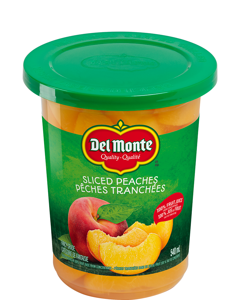 Sliced Peaches in 100% fruit juice from concentrate