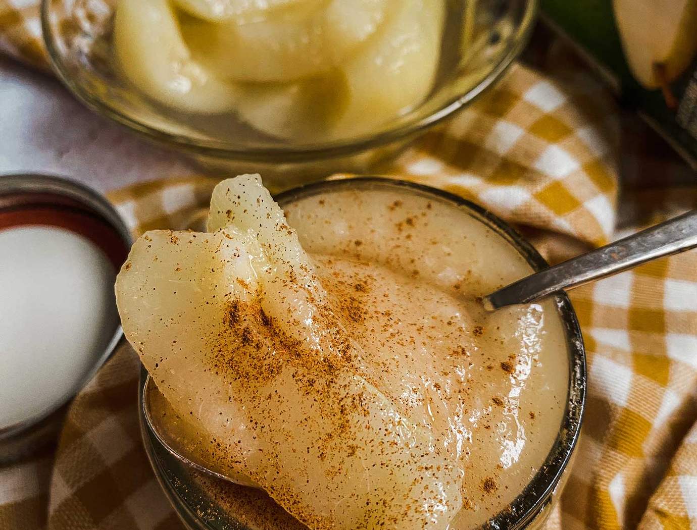Pear compote (no-bake)