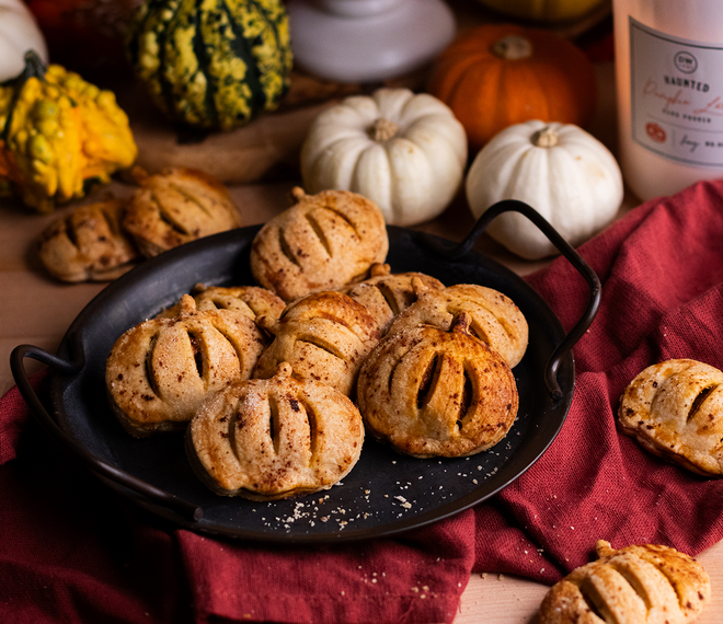 Magic peach pumpkin pasties – inspired by Harry Potter movies