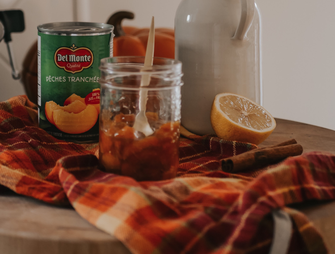 Sauce aux pêches Del Monte – inspirée de la recette de Sookie dans Gilmore Girls