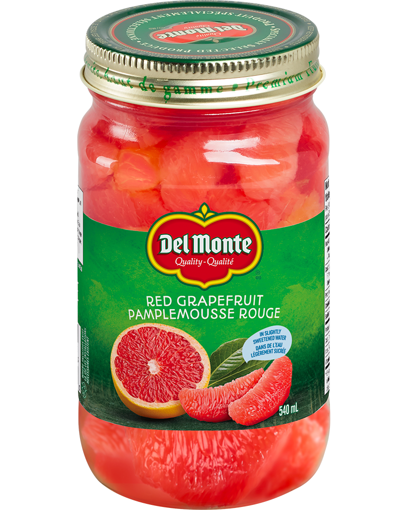Red Grapefruit in slightly sweetened water
