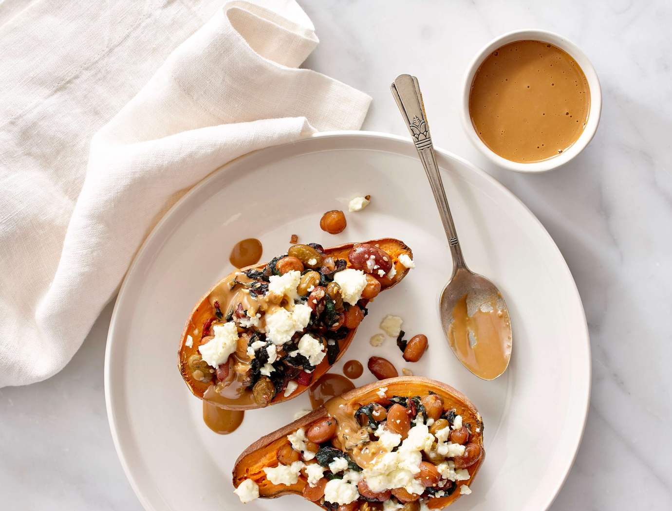 Oven-baked sweet potatoes