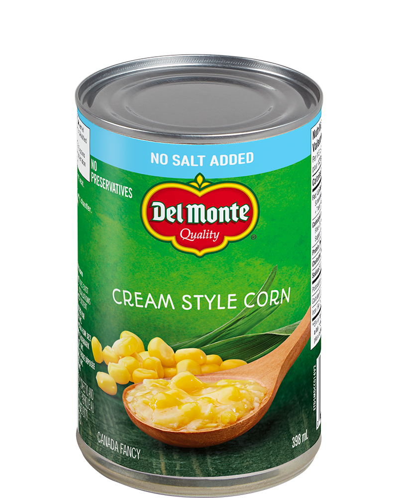 Cream Style Corn No Salt Added