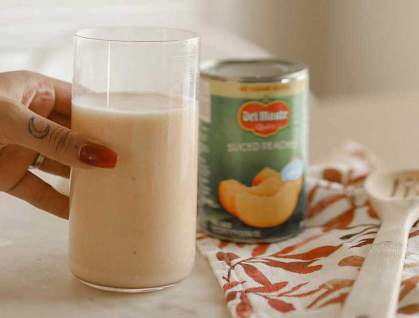 Peach and banana Smoothie