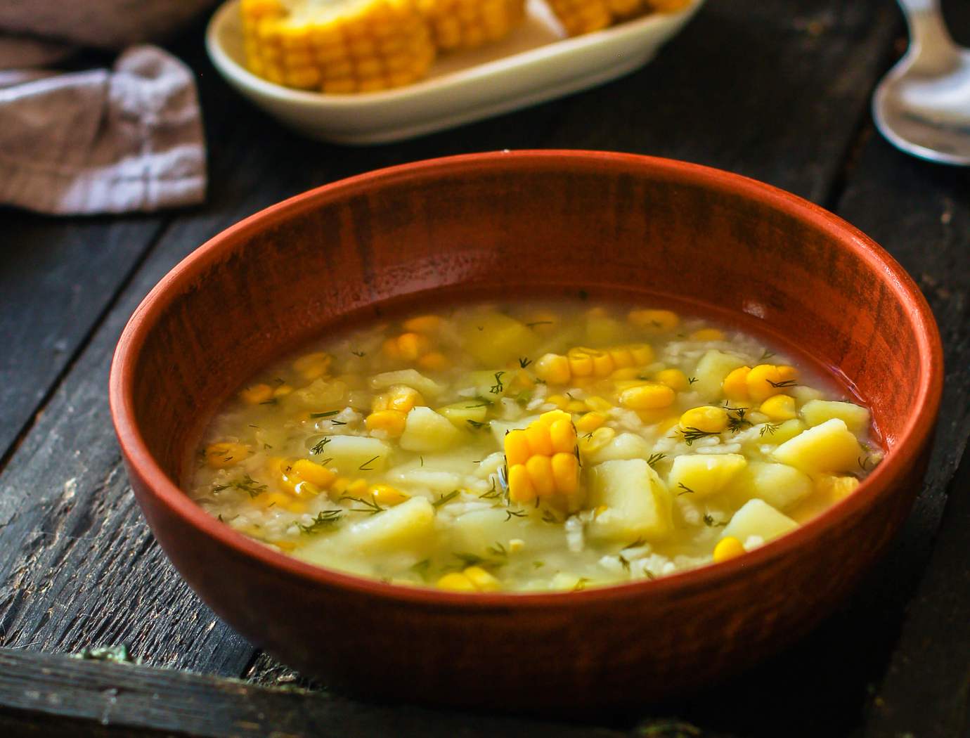 Vegan corn chowder