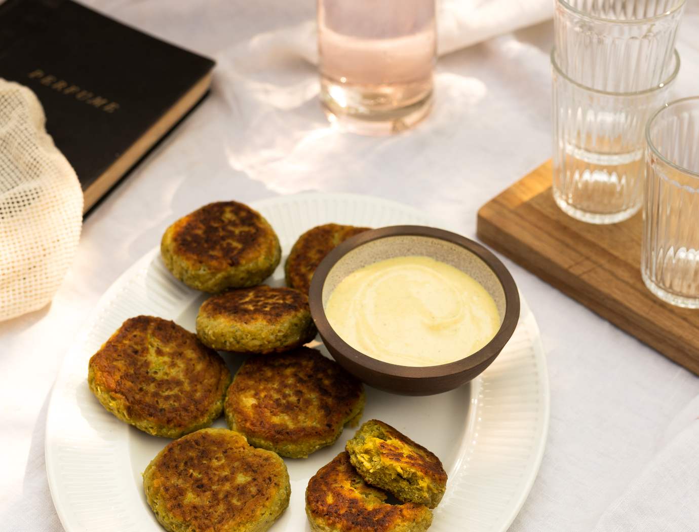 Croquettes de pois au cari