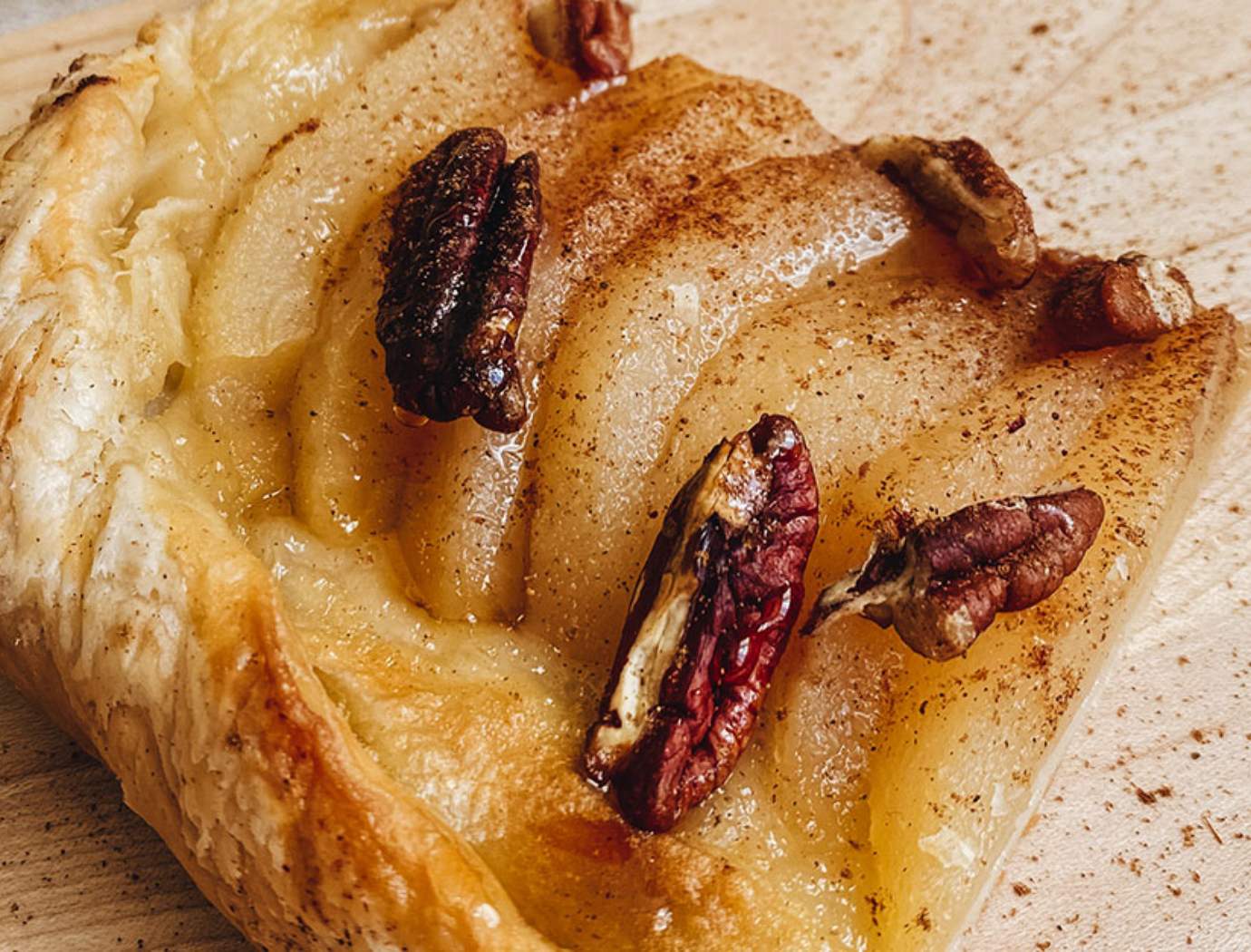Pear & Maple Puff Pastry Pie
