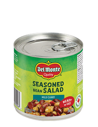 Seasoned bean salad mild curry
