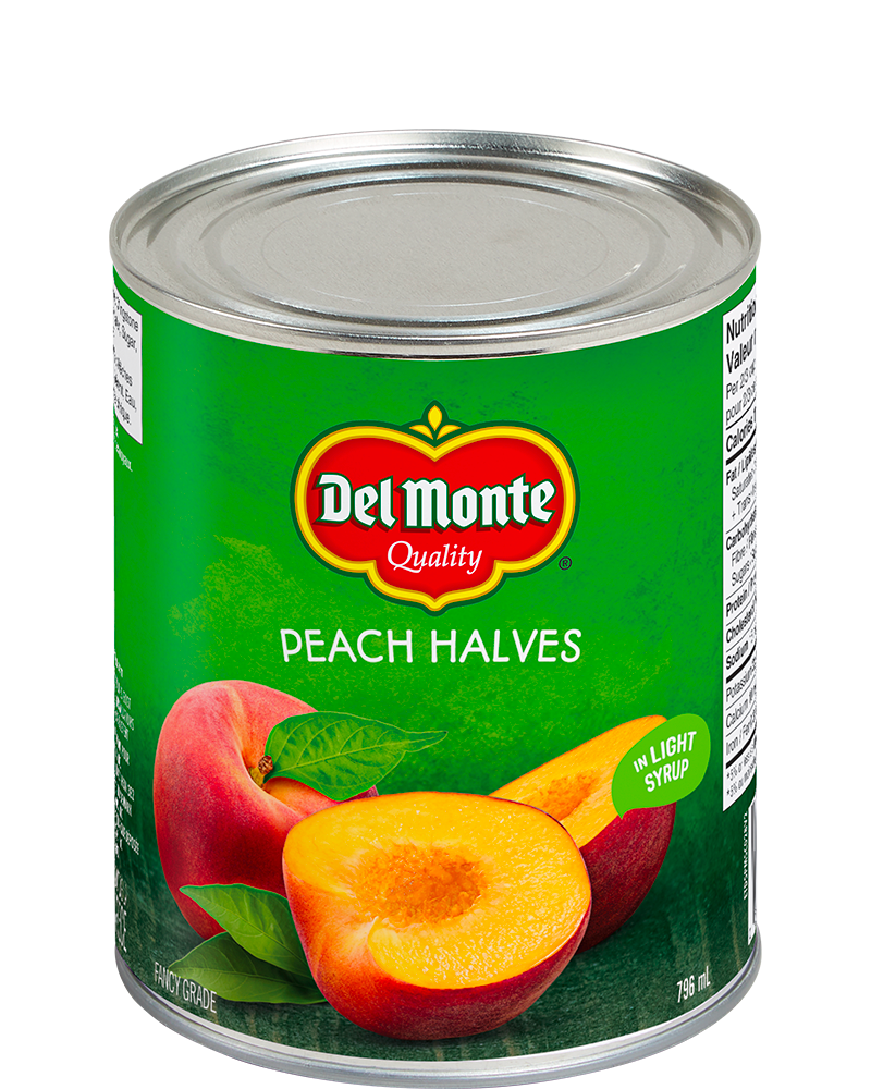 Peach halves in light syrup