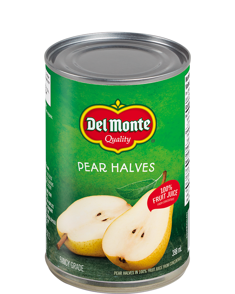 Pear Halves in 100% fruit juice from concentrate