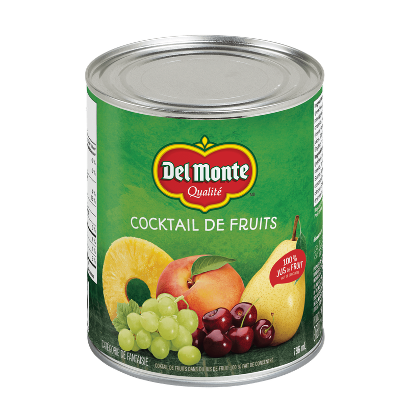 Cocktail de Fruits dans 100% jus de fruits fait de concentré