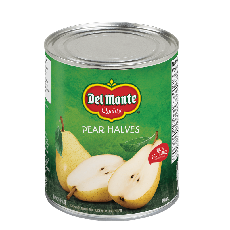 Pear Halves in 100% fruit juice from concentrate