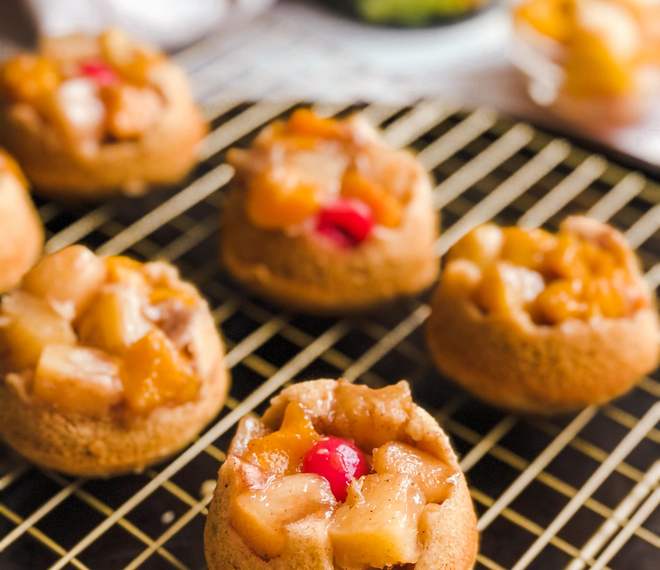 Mini-gâteaux renversés aux fruits