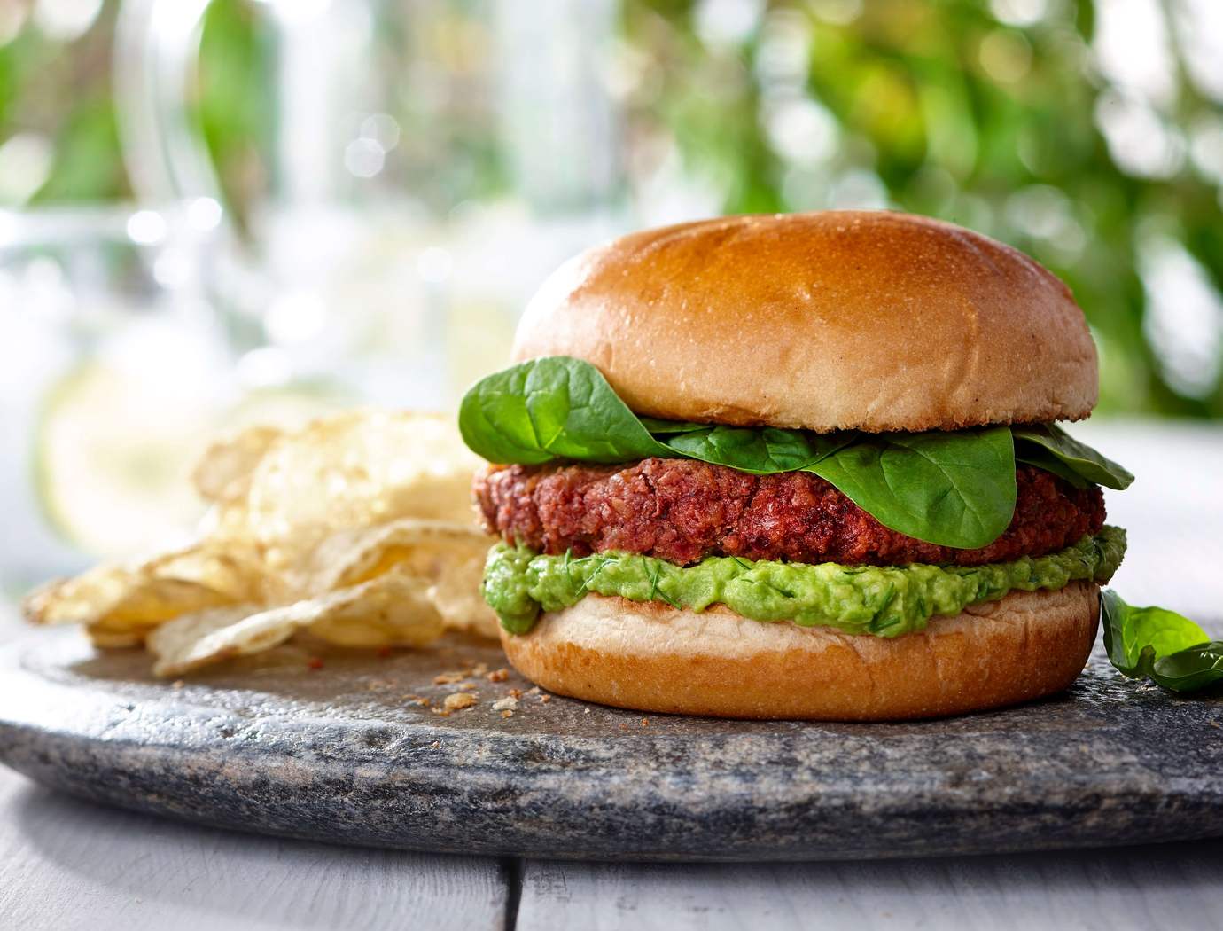 Veggie beet burger