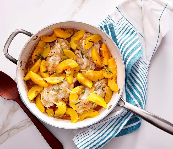 Cider Peach Chicken