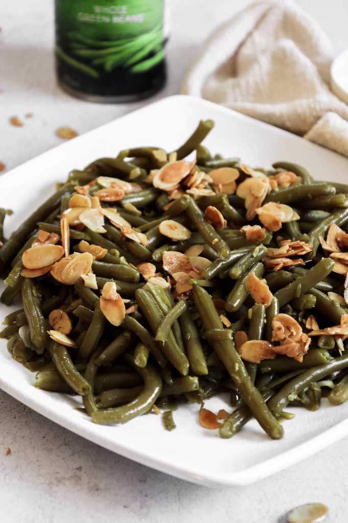 Haricots verts aux amandes effilochées