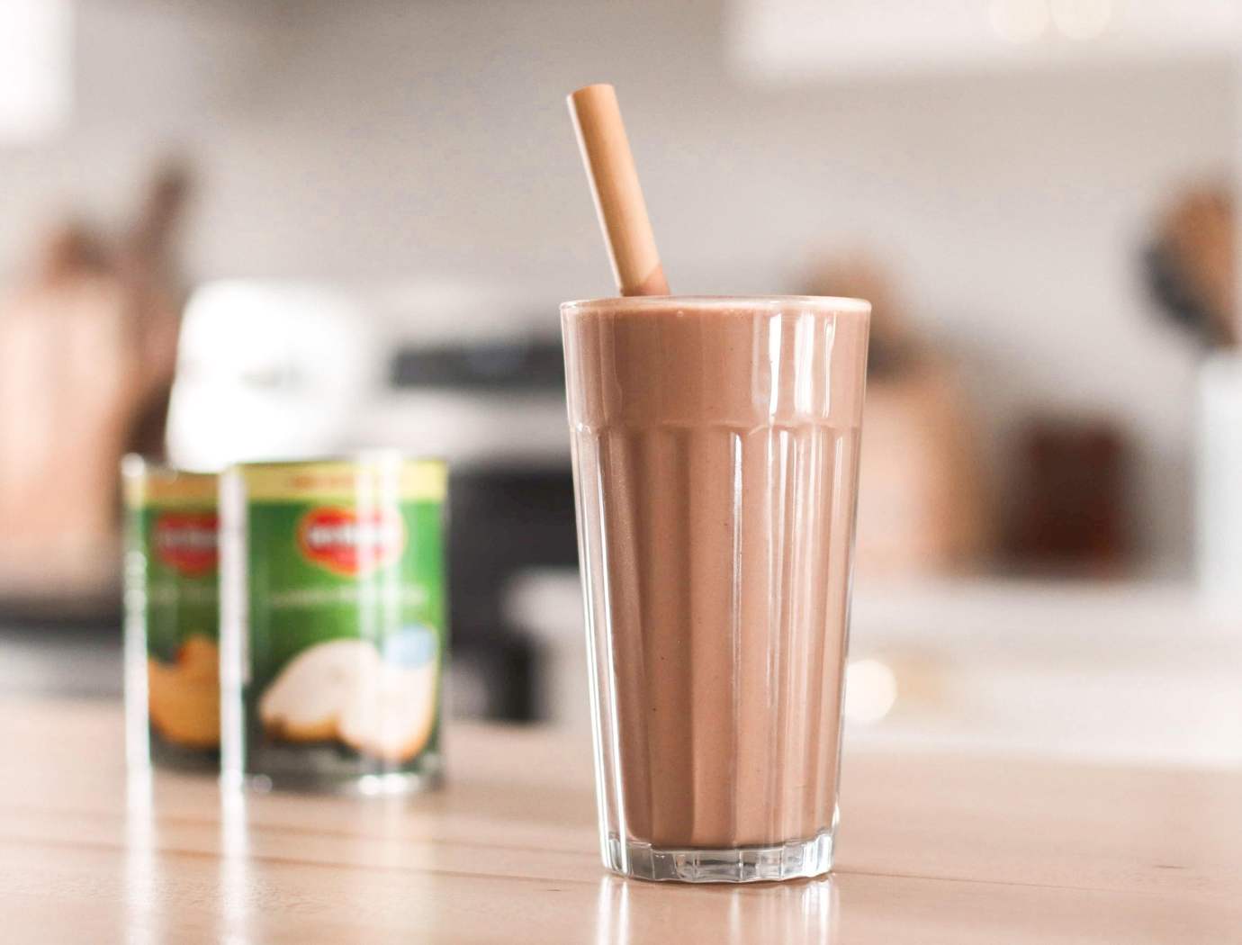 Pear & Chocolate Protein Smoothie