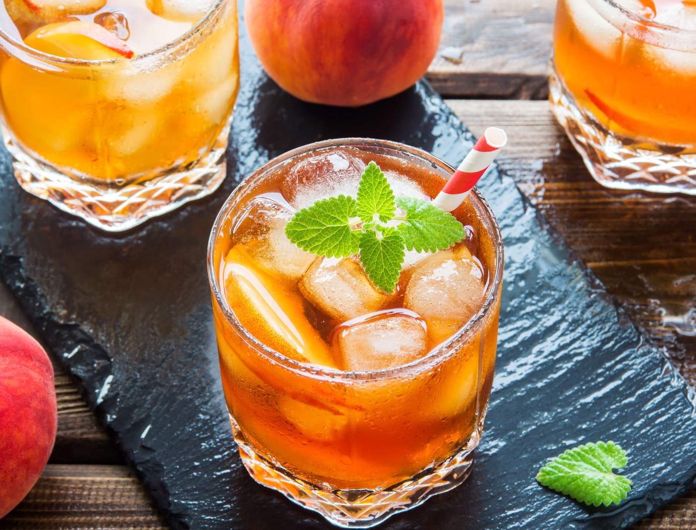 Peach-Mint Iced Tea