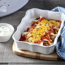 Easy Bean Enchiladas