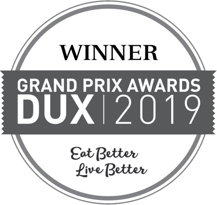 Grand prize winner of the DUX 2020 competition in the  food innovation of the Year category