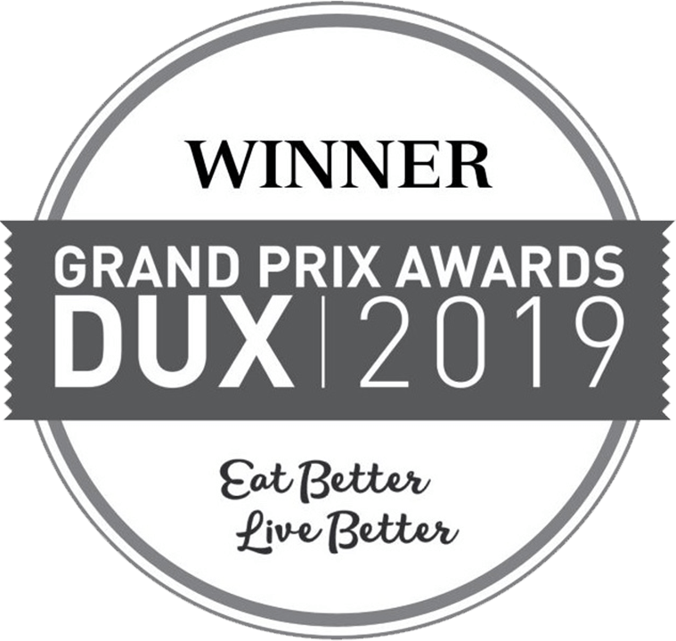 Grand prize winner of the DUX 2020 competition in the food innovation of the Year category